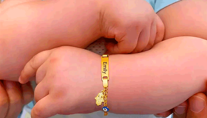طلا برای نوزاد (دستبند)
