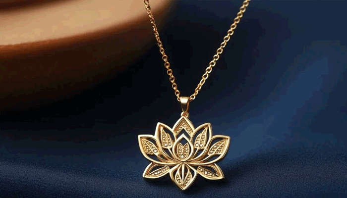 نماد لوتوس در طلا و تولد دوباره