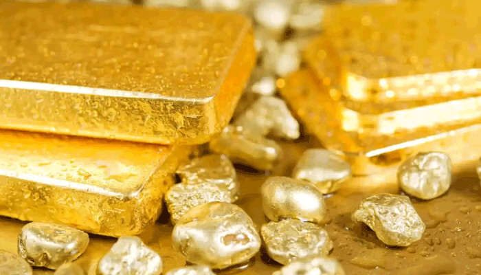 عکس طلای خام از نزدیک