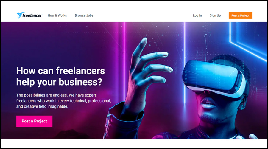 Freelancer از بهترین سایت های فریلنسری دلاری