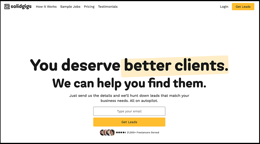 از وب سایت SolidGigs درآمد دلاری داشته باشید