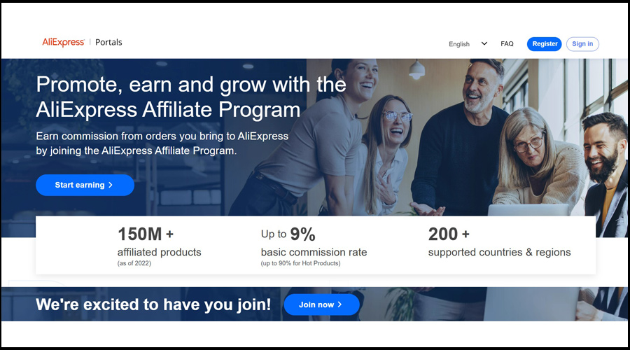 درآمد دلاری از علی‌اکسپرس با همکاری در فروش