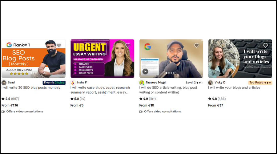 تولید محتوای متنی به زبان انگلیسی