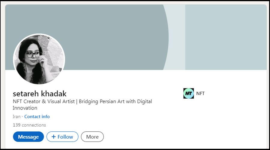درآمد دلاری nft با ارائه خدمات در Linkedin